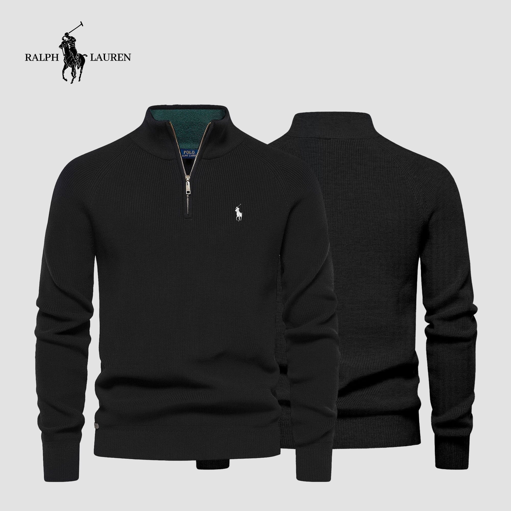 R&L Zip Neck Sweater (CLEARANCE) - Limited Stock