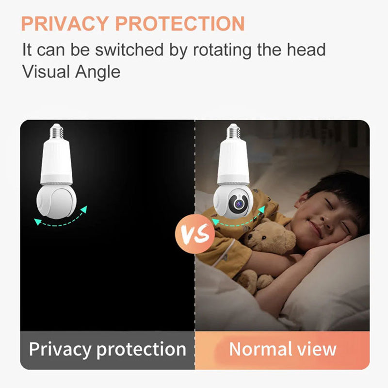 Caméra de sécurité WiFi intelligente avec lumière