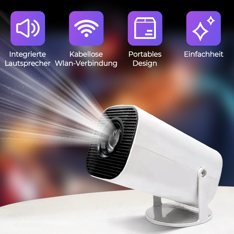 WLAN 1080P HD-Beamer für Zuhause
