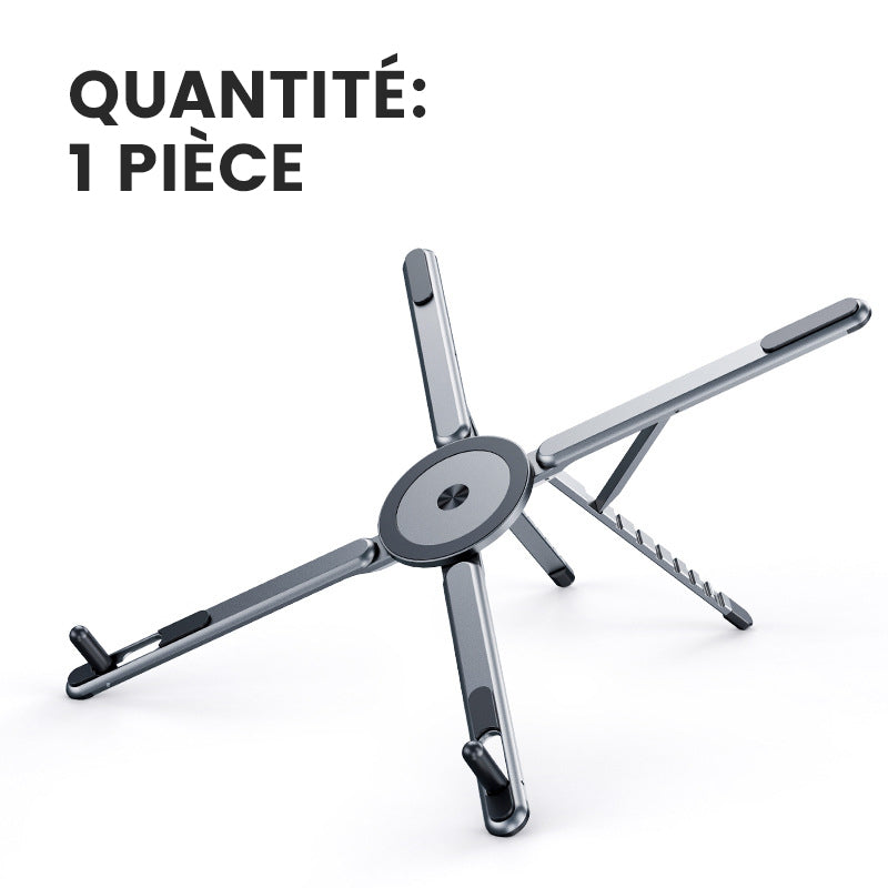 Support Magnétique Multifonction 3-en-1 pour Téléphone, Tablette et Ordinateur Portable