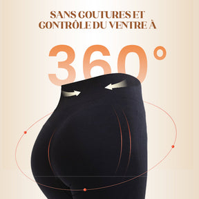 🏆Sous-vêtements féminins taille haute en soie glacée avec contrôle de l'abdomen Hip-lifting👑🌿