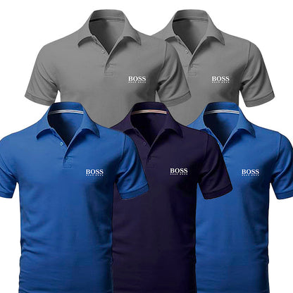 [BUY 3, GET 5] Kit 5 Polo Boss Essential