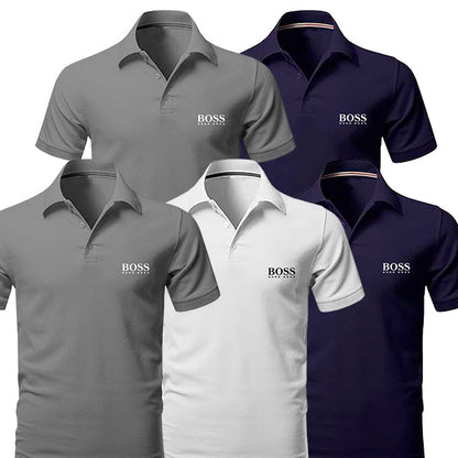 [BUY 3, GET 5] Kit 5 Polo Boss Essential