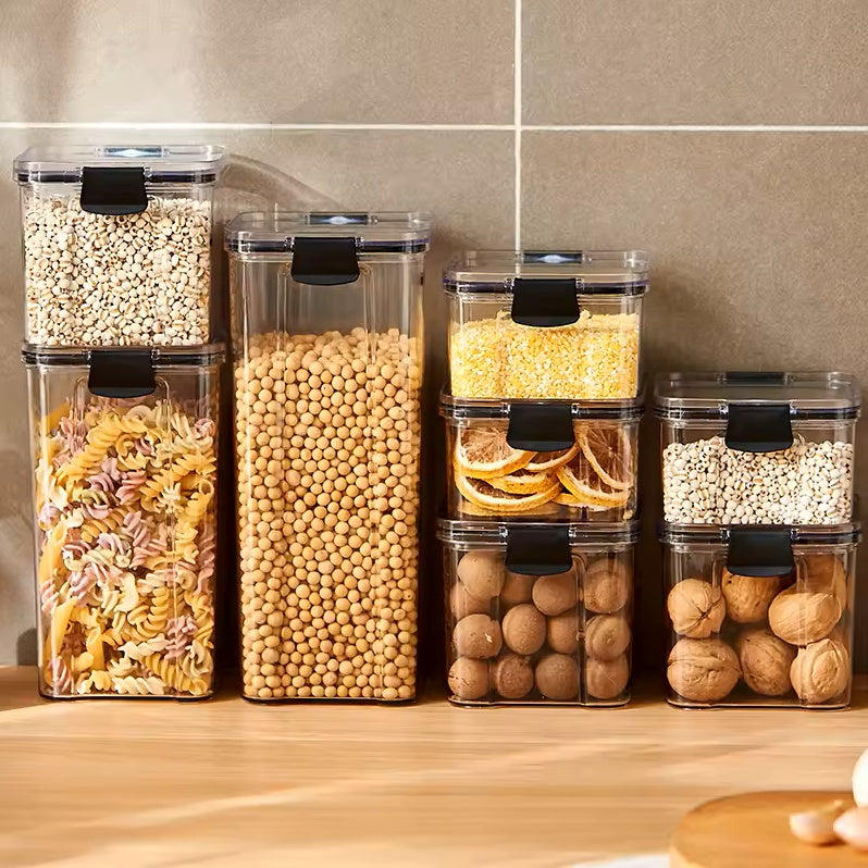 36 bocaux hermétiques | Pour Organiser Votre Cuisine