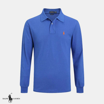 Long-sleeved polo shirt