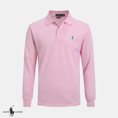 Long-sleeved polo shirt