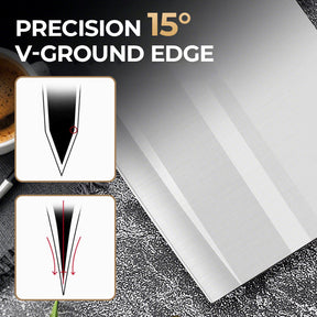 🎁 Achetez 2, obtenez 1 GRATUIT ! 🔪🥬🍅 Couteau de cuisine forgé en acier inoxydable haute résistance – Coupe précise et durable