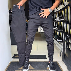 🌟 Coupe parfaite, look élégant – Le pantalon casual slim fit
