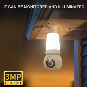 Caméra de sécurité WiFi intelligente avec lumière