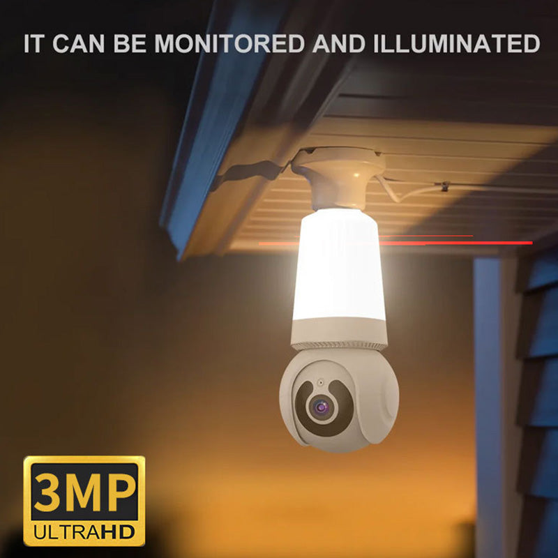 Caméra de sécurité WiFi intelligente avec lumière