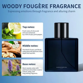Parfum marin naturel longue tenue pour homme