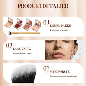 Coffret de correcteurs haute couvrance avec pinceau