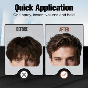 Spray Coiffant Volumisant Fluffy pour Cheveux d'Homme